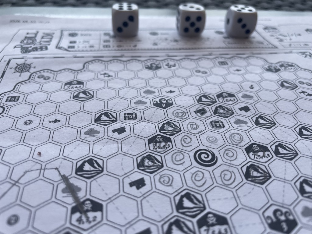Roll 4 Rum Regellernen mit Spielkomponenten und Aufbau